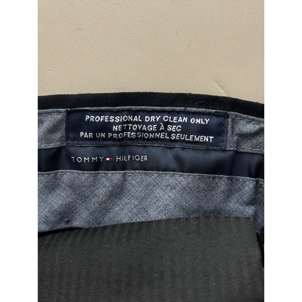 Tommy Hilfiger‎ Dress Pants Men's 36x30 Black 0396 - Picture 8 of 8